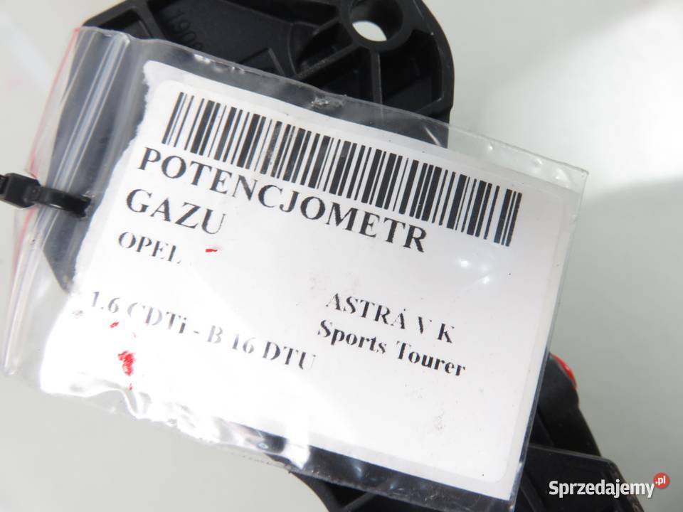 POTENCJOMETR GAZU OPEL ASTRA V K 16 CDTi