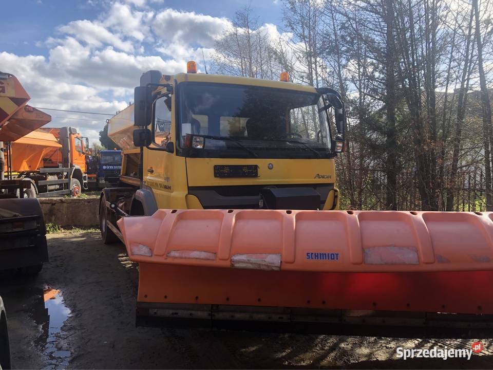 Mercedes Axor 1824 4x2 piaskarka solarka schmidt pierwszy właściciel Sędziszów Małopolski sprzedam