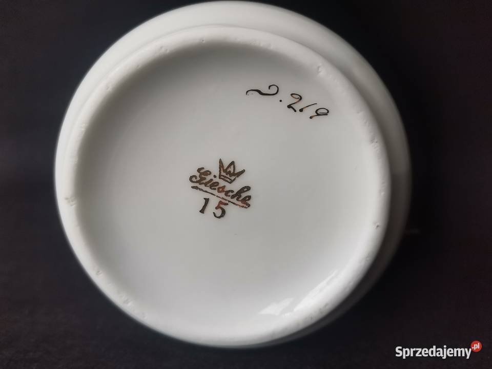Stary przedwojenny dzbanek porcelana Giesche Art śląskie Katowice