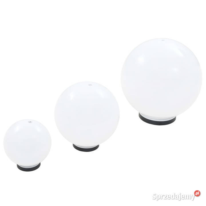 Zestaw 6 kulistych lamp ogrodowych LED 203040 sprzedam