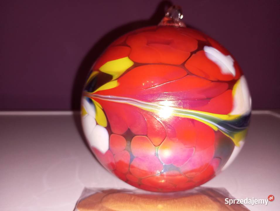 Bombka szklana duża Biłgoraj