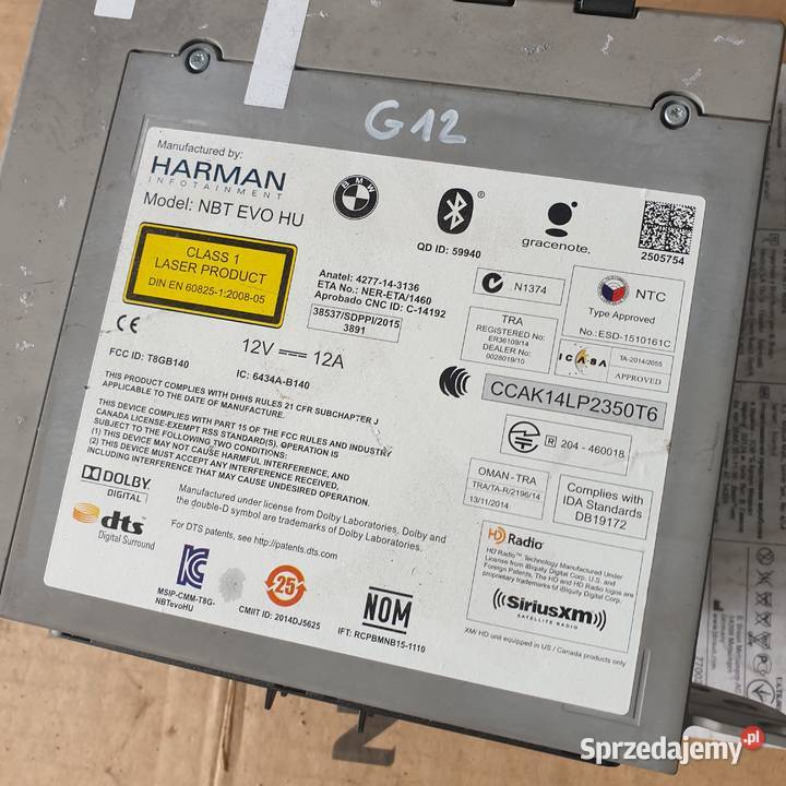 BMW G11 G12 RADIO NAWIGACJA 683344301 2991357 Łochowice