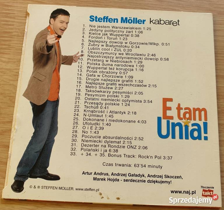 Steffen Moller E tam Unia kabaret film dvd świętokrzyskie Kielce