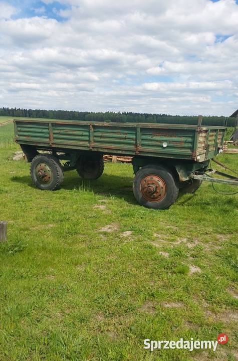 Przyczepa jednoosiowa rozrzutnik Autosan d50