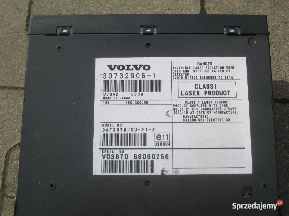 volvo v50 s40 c30 c70 czytnik płyt nawigacji Rakoniewice