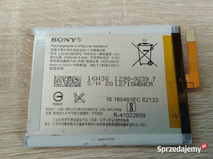Bateria Sony Xperia XA E5 LIS1618ERPC ORYGINALNA Szczebrzeszyn