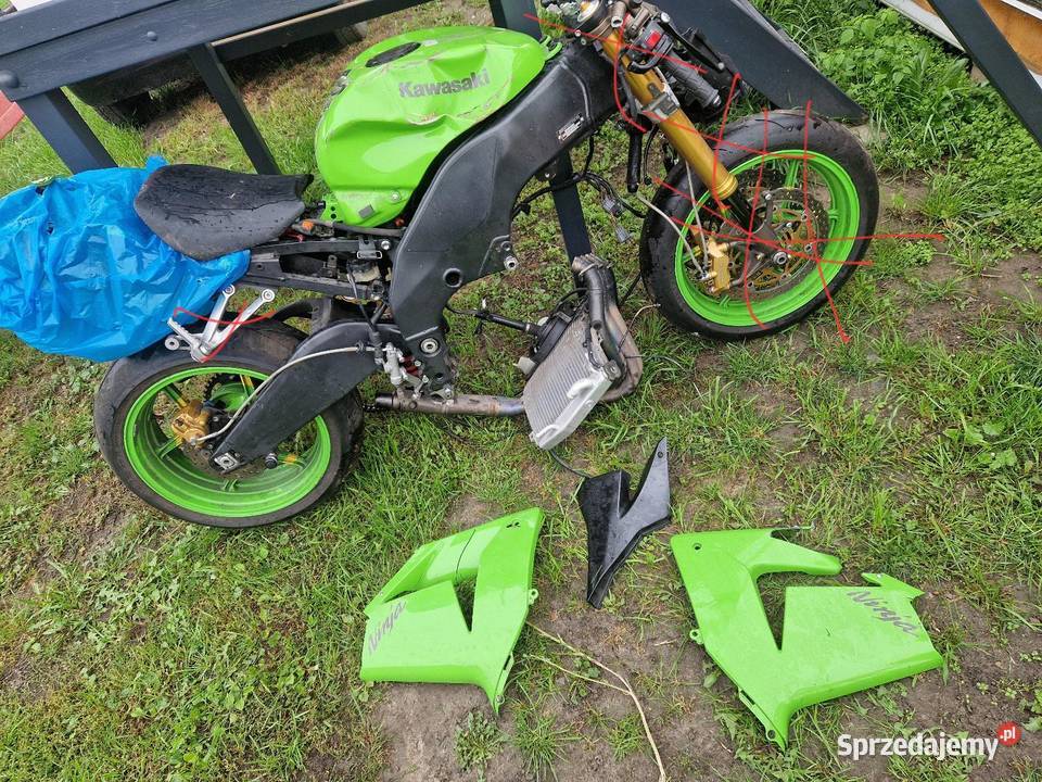 Kawasaki zx10r 0405 czesci rama felga chłodnica Września