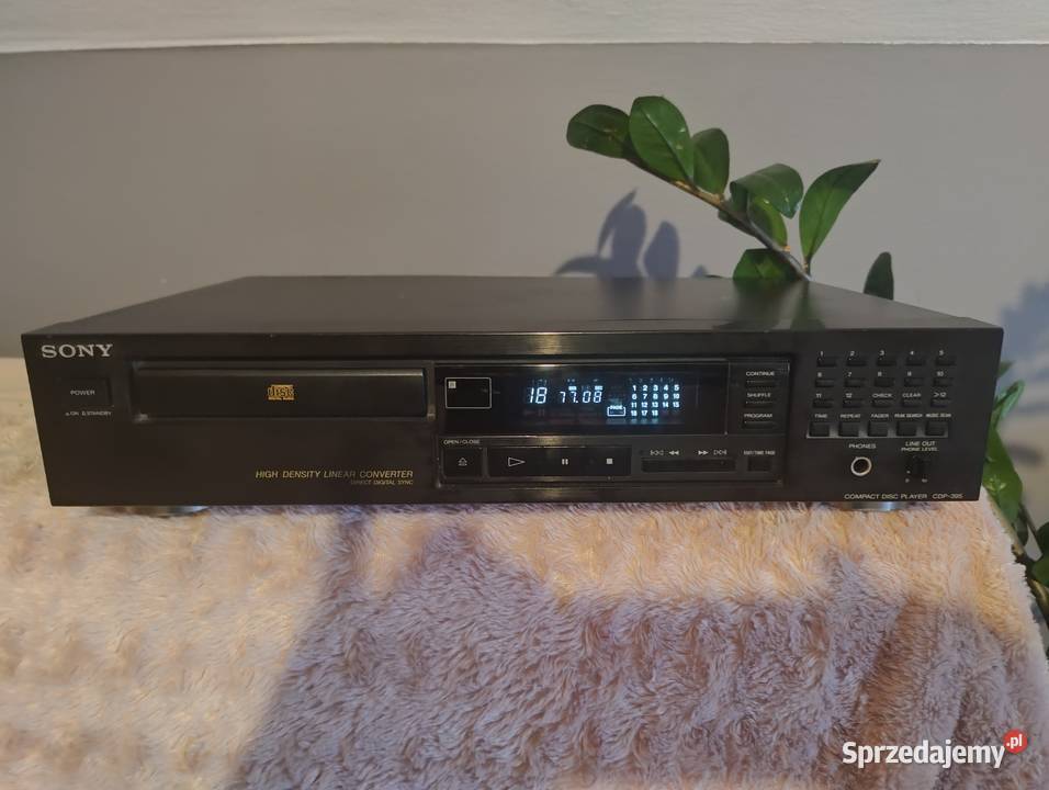 Odtwarzacz CD Sony cdp 395 Trzebuska
