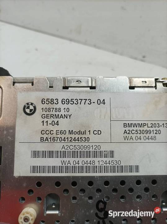 RADIO E63 NAVI CCC CD DVD 6953773 Bmw Seria 6 II sprzedam