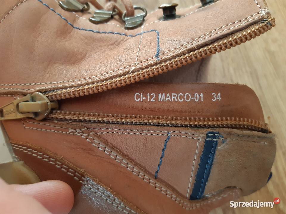 skórzane dziecięce buty zimowe dziecka Lasocki łódzkie Kamocin