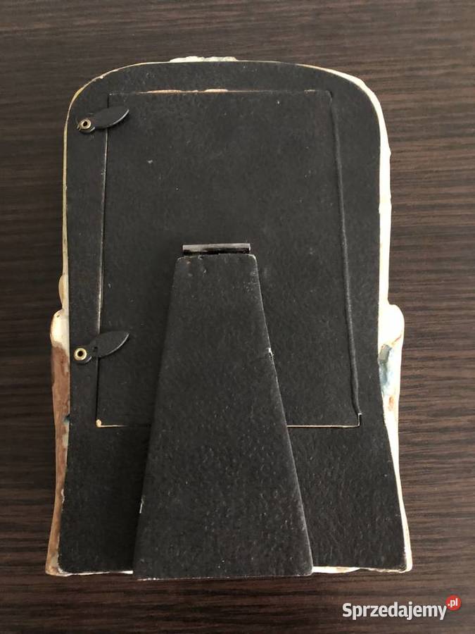 stara ceramiczna ramka na zdjęcia Pozostałe podkarpackie Krosno