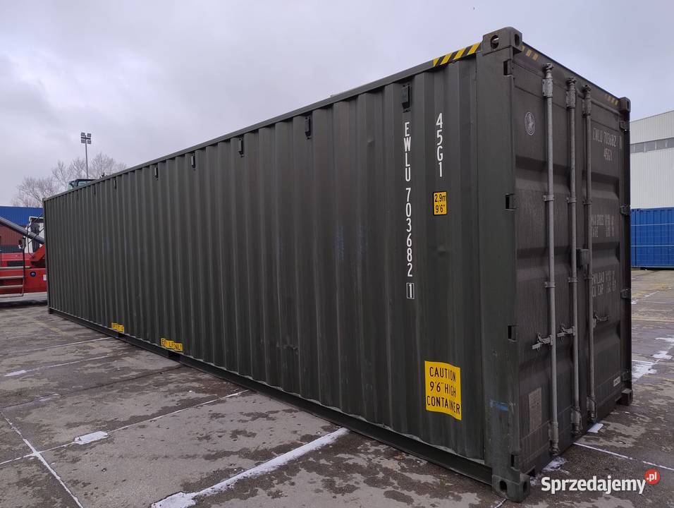 Kontener Morski Magazynowy 40HC nowy One Way 12m Kalisz
