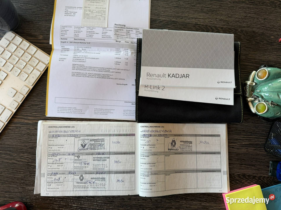 Renault Kadjar navi klimatronic kamera 100 I Zbąszyń