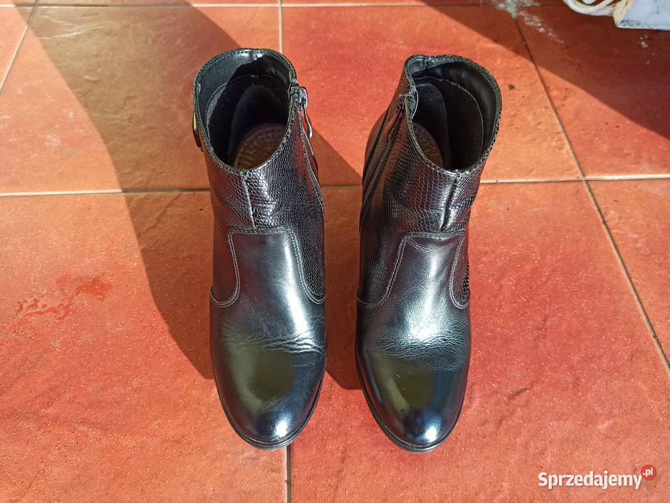 Czarne Damskie Buty rozmiar 38 Obuwie Oława