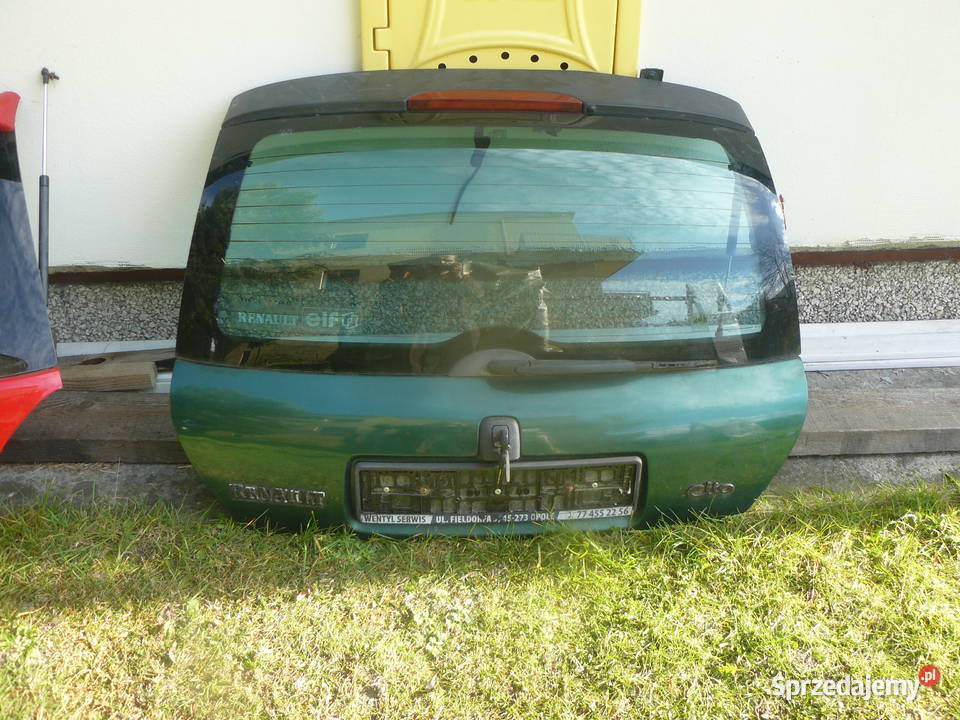 klapa tylna Renault Clio II 9801 zielona Rok produkcji 1999 Kraków