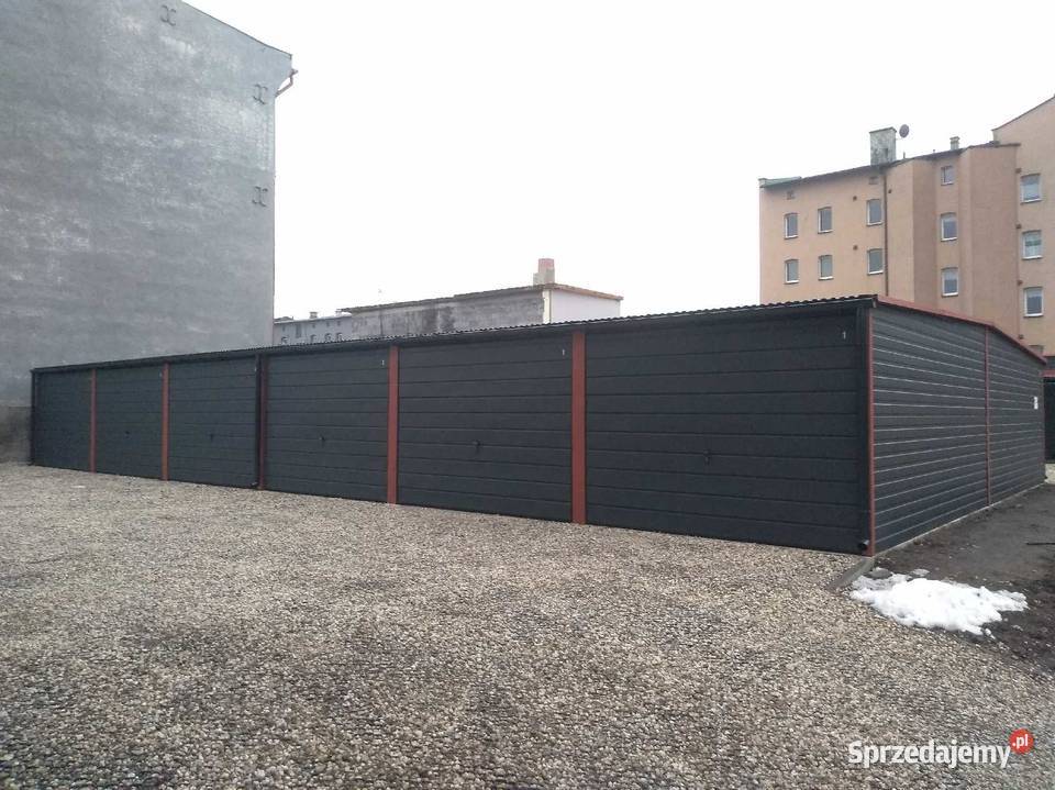 Garaże blaszane w ciągu kolor 3x5 Sprzedaż
