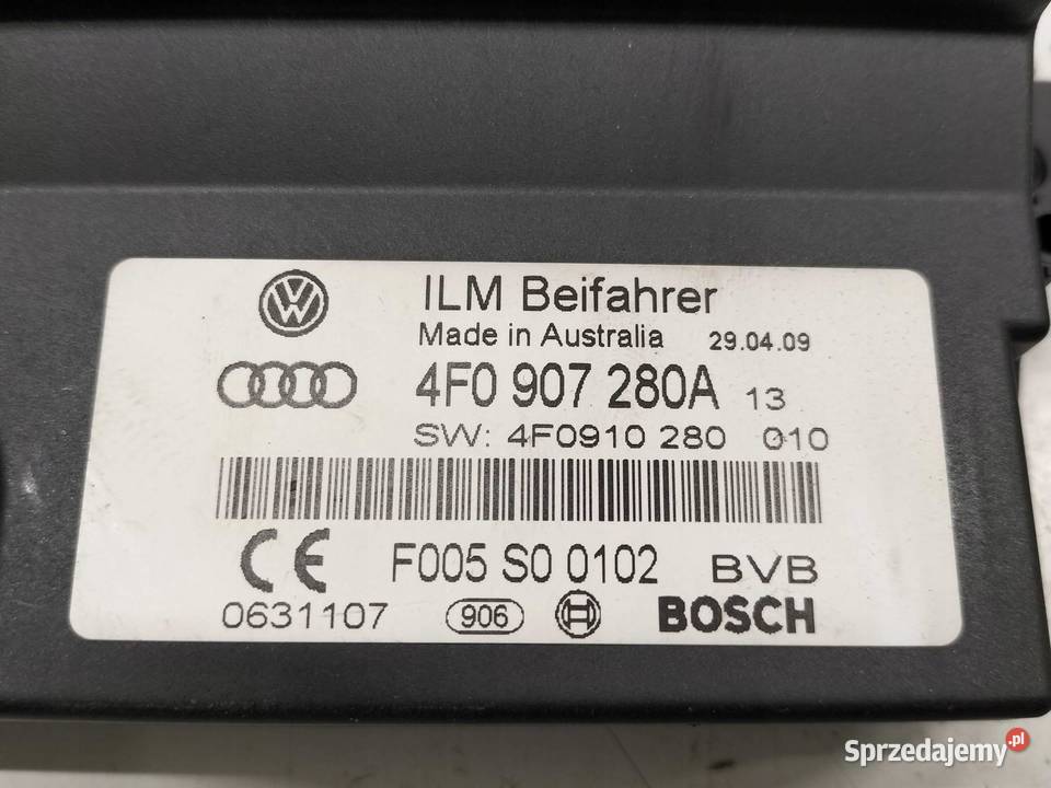 MODUŁ ŚWIATEŁ MOCY 4F0907279 4F0907280A Audi A6 osobowe