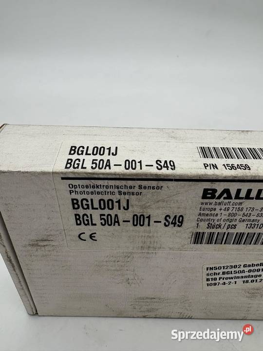 Balluff BGL001J BGL 50A001S49 Bariera widełkowa Warszawa