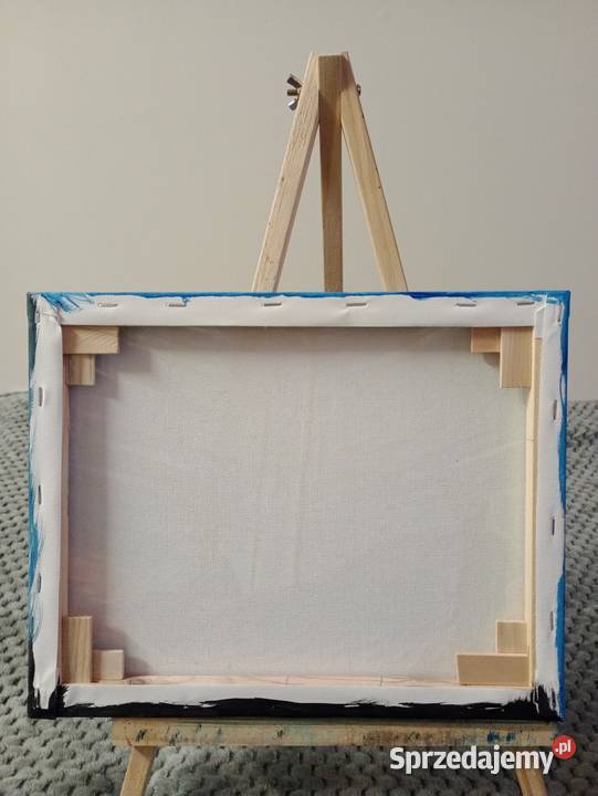 Obraz ręcznie malowane wielokolorowy Łódź sprzedam