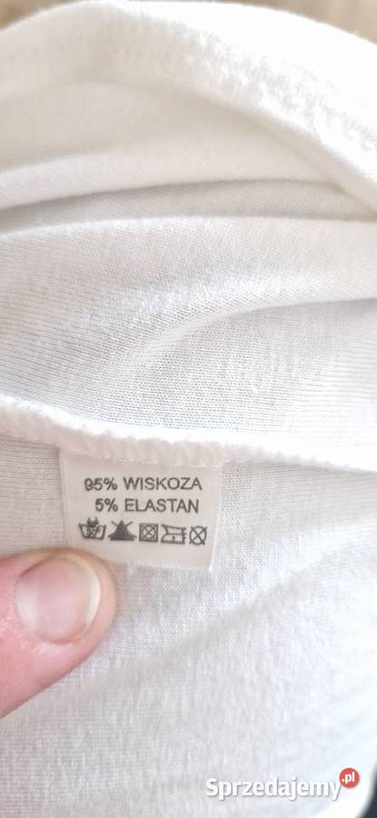 biała bluzka z koronką koronka 4446 XLXXL Topy i koszulki Kraków