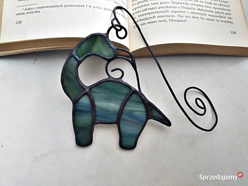 Zakładka do książki Dinozaur witraż Piekary Śląskie