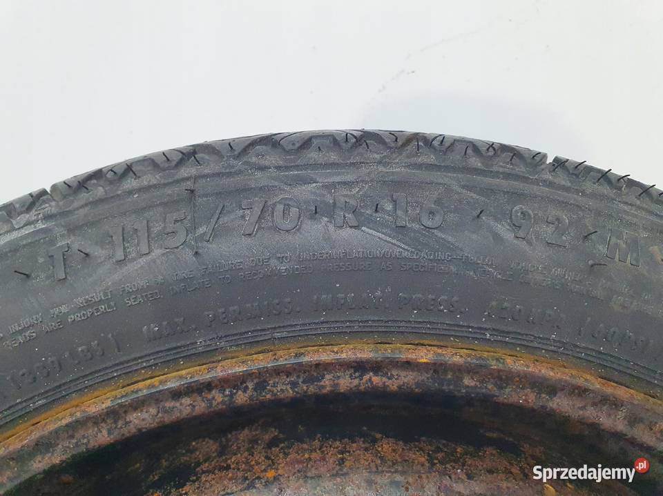 KOŁO DOJAZDOWE ZAPASOWE Opel Vectra C Astra H lubelskie Chełm