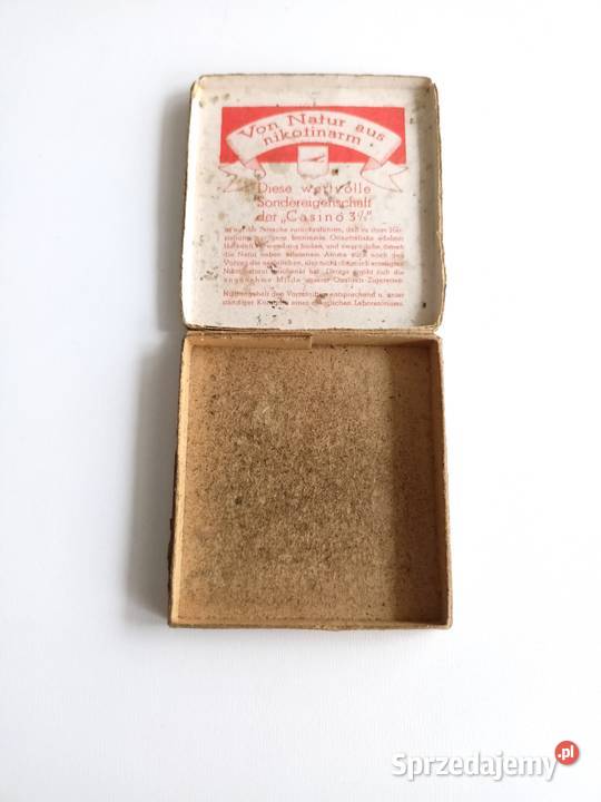 Opakowanie papierosach kasyno II WŚ łódzkie Łódź