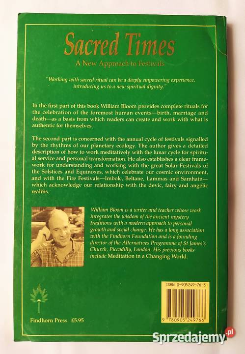 SACRED TIMES a approach to festivals William Hajnówka