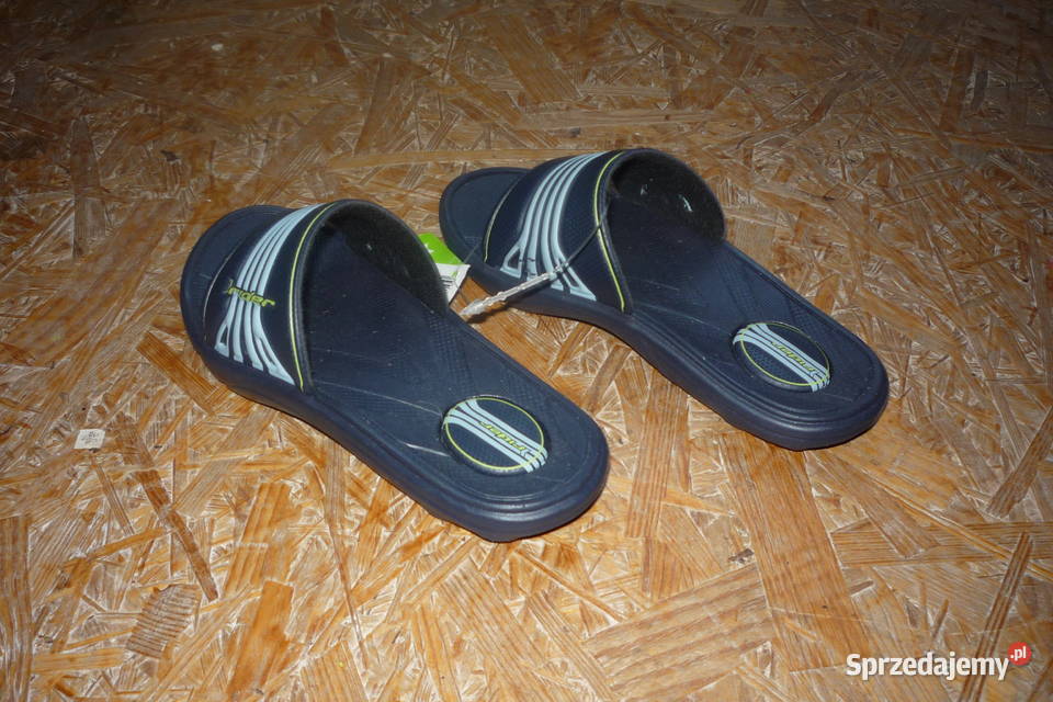 Klapki chłopięce RIDER kolor granat 3031 mazowieckie Zielonka sprzedam