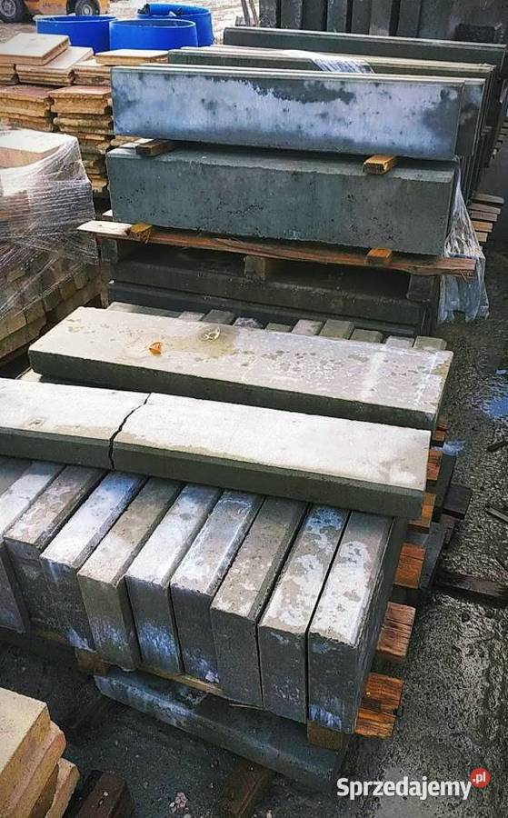 PROMOCJA Obrzeża betonowe 8x25x100 szare 2 Gat Parszów sprzedam