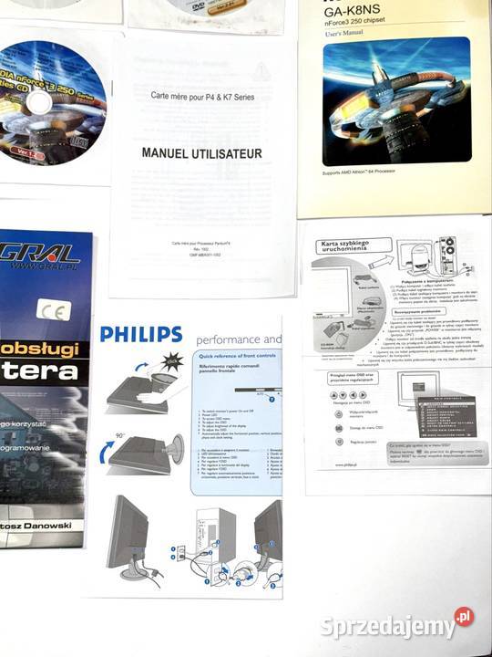 Zestaw komputerowy karta graficzna przewody mazowieckie Warszawa sprzedam