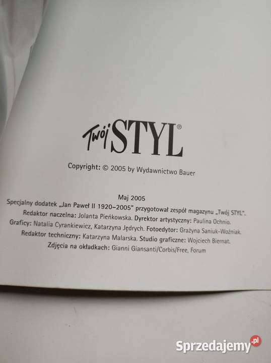 Jan Paweł II Najpiękniejsze zdjęcia pontyfikatu miękka Kielce sprzedam