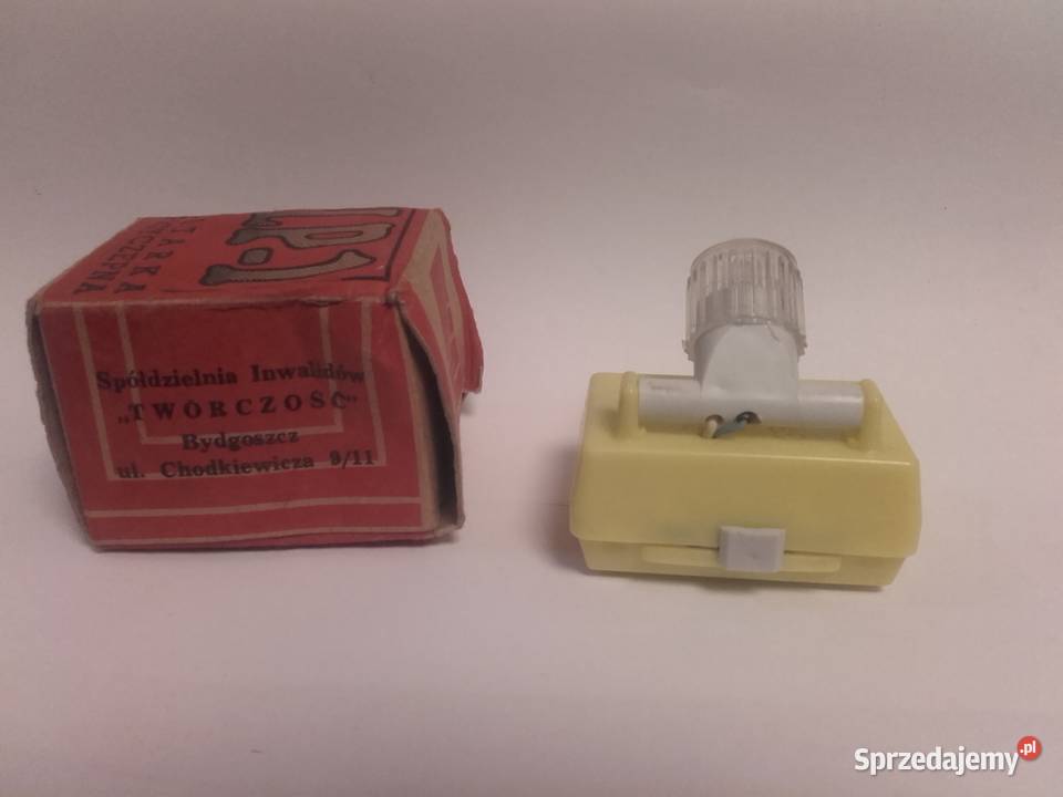 latarka przyczepna LP1 PRL Antyki Będzin