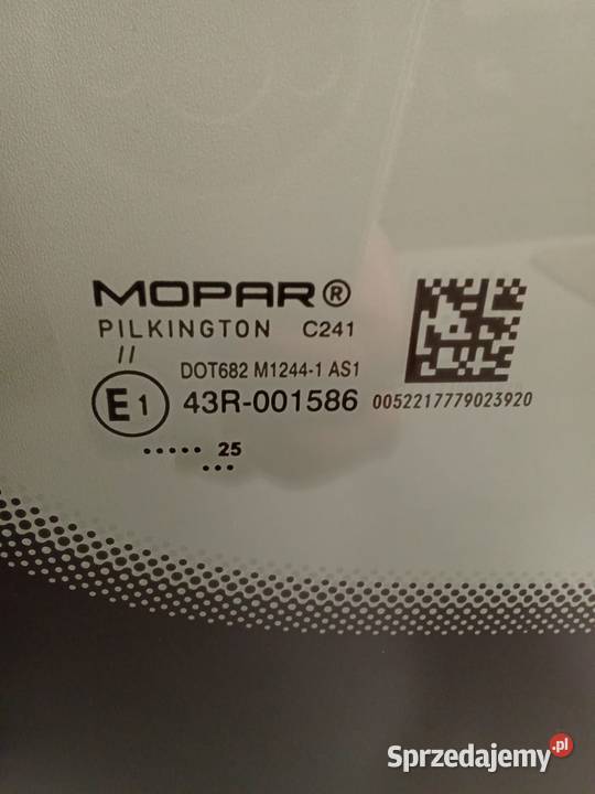 Szyba Przednia Jeep Avenger 23 Kamera Sensor Bralin