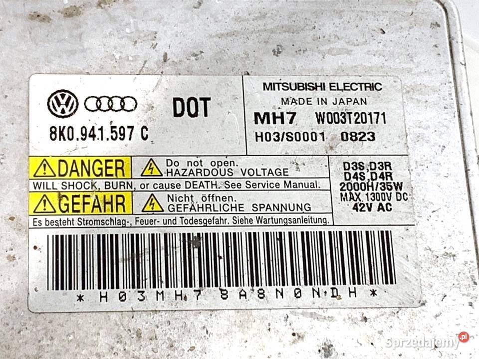 PRZETWORNICA XENON AUDI Q5 8R 8K0941597C 0817