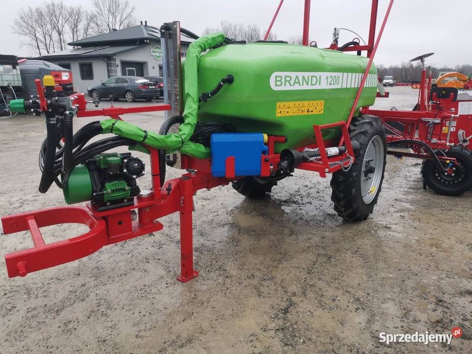 Opryskiwacz polowy Brandi 1200L 121518m lanca nieuszkodzony Jarocin