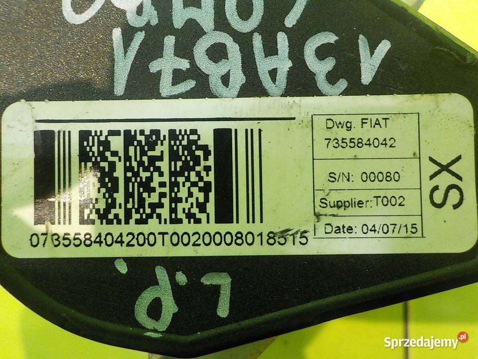 OPEL COMBO D 13 CDTI 16r L1H1 pas bezpieczenstwa sprzedam