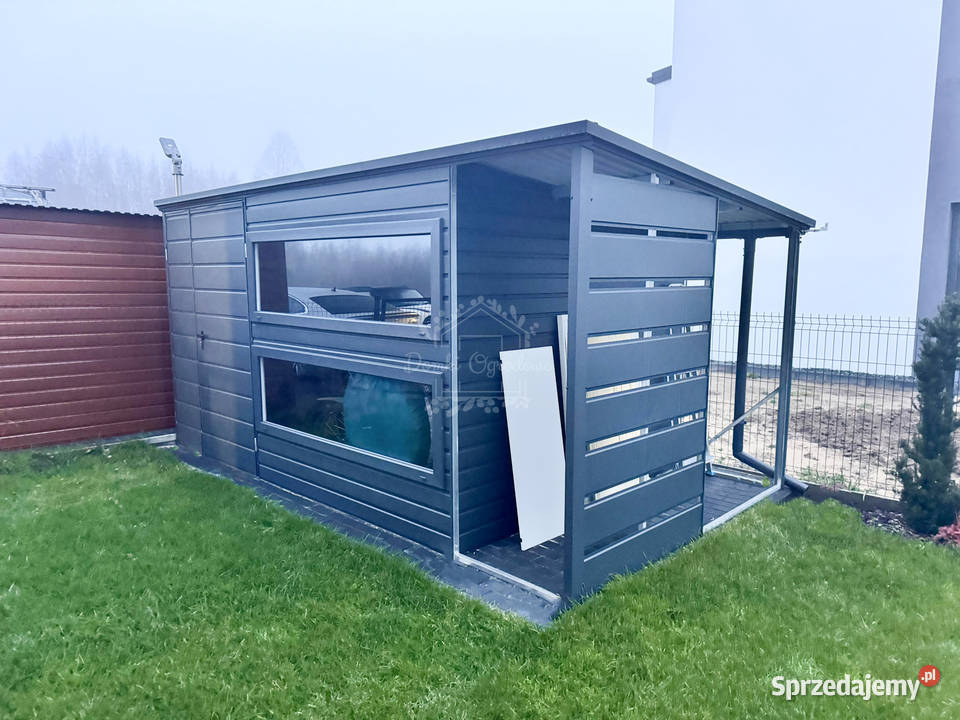 Schowek domek ogrodowy 38x25m wiata 07x25m Gniezno