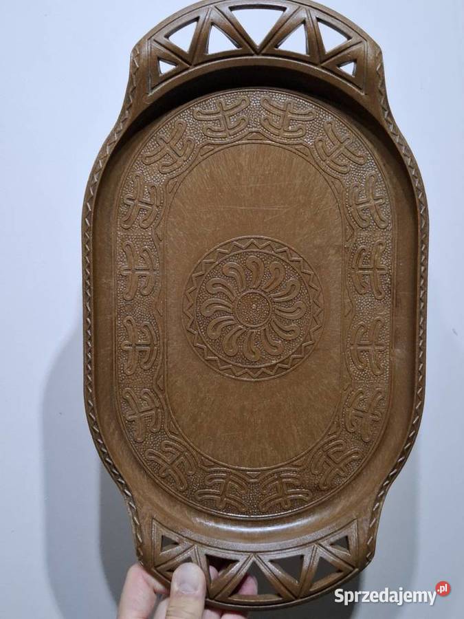 Taca prl uranium łódź vintage design etno Kraków