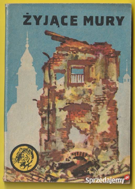 ŻÓŁTY TYGRYS ŻYJĄCE MURY 1972 łódzkie Łódź