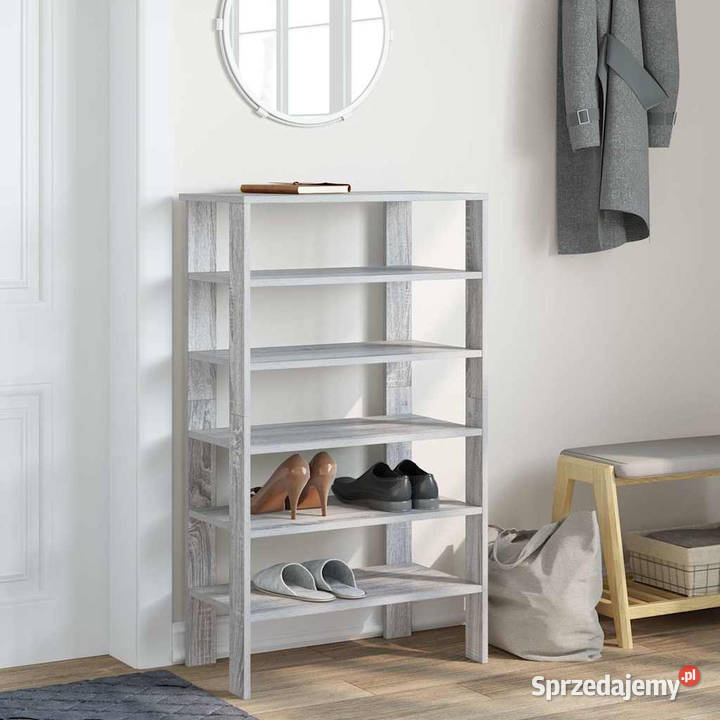 Półka na buty szary dąb sonoma 61x32x105 Warszawa sprzedam