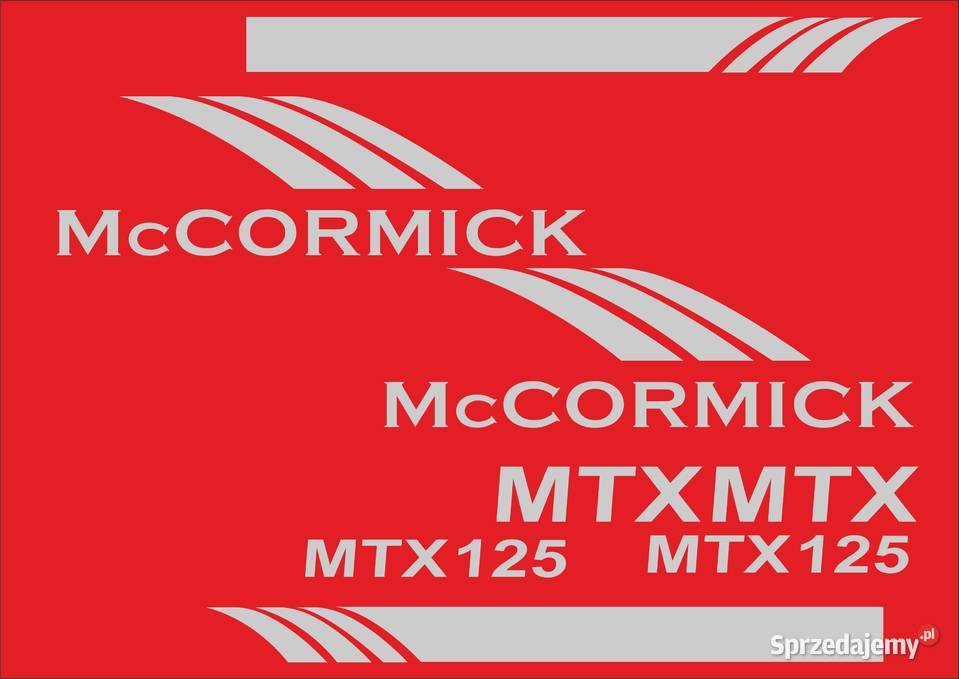 Naklejki Mccormick mtx 125 inne modele dzwoń Bydgoszcz