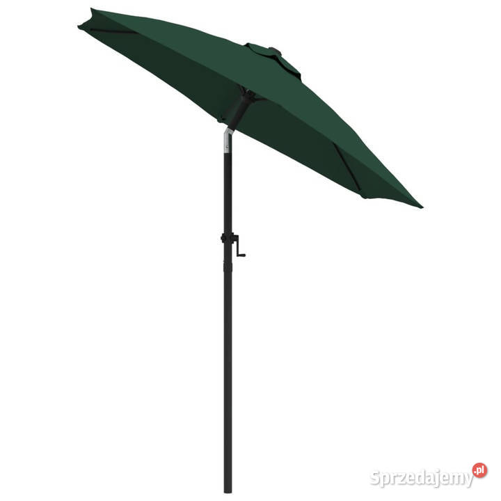 Parasol zielony 200 x 224 aluminium WM47205 Warszawa