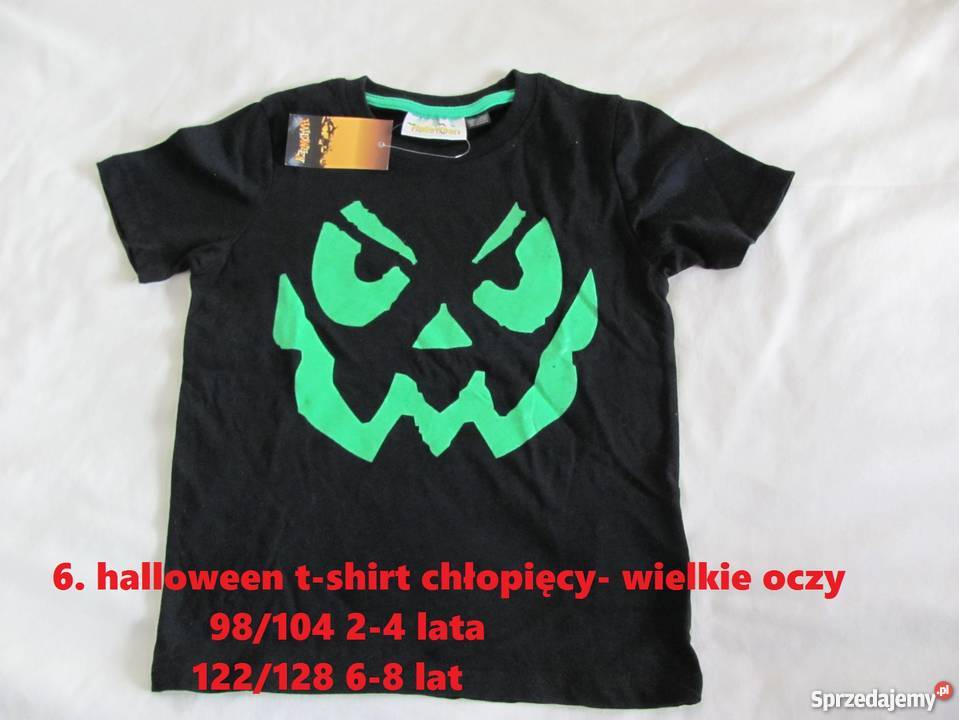 Halloween tshirts koszulki 6 wzorów chłopięce i Zamość