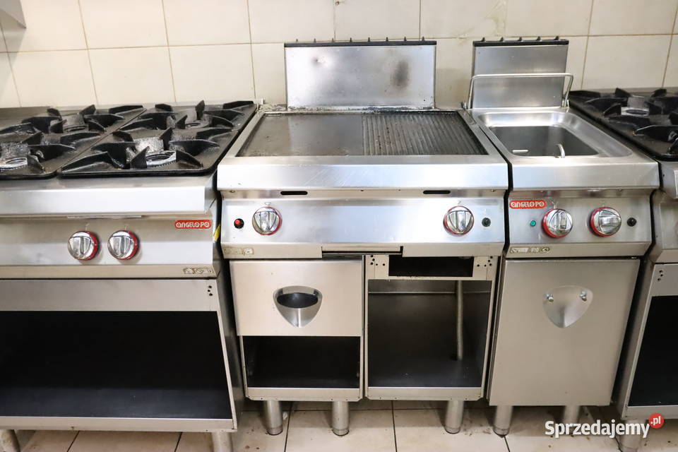 Płyta grillowa GAZOWA GŁADKARYFLOWA ANGELO Gastronomia śląskie Pszczyna