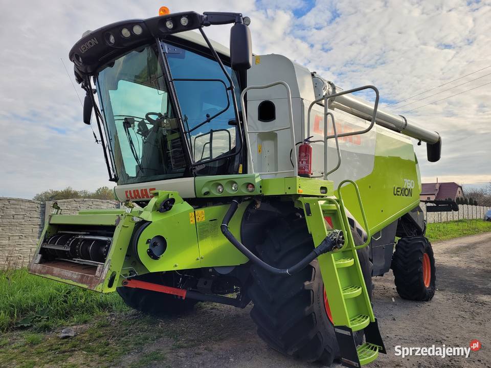CLAAS LEXION 760 Czujniki strat ziarna opolskie Wydrowice
