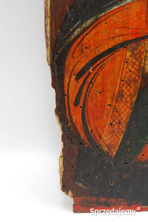 Ikona Jezus Chrystus Pantokrator Ukraina XIX w Poznań