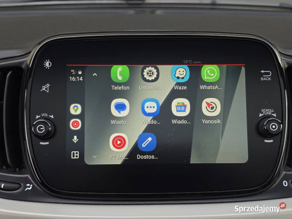 FIAT 500 12i STAR Lounge bogata wersja panorama Zgierz