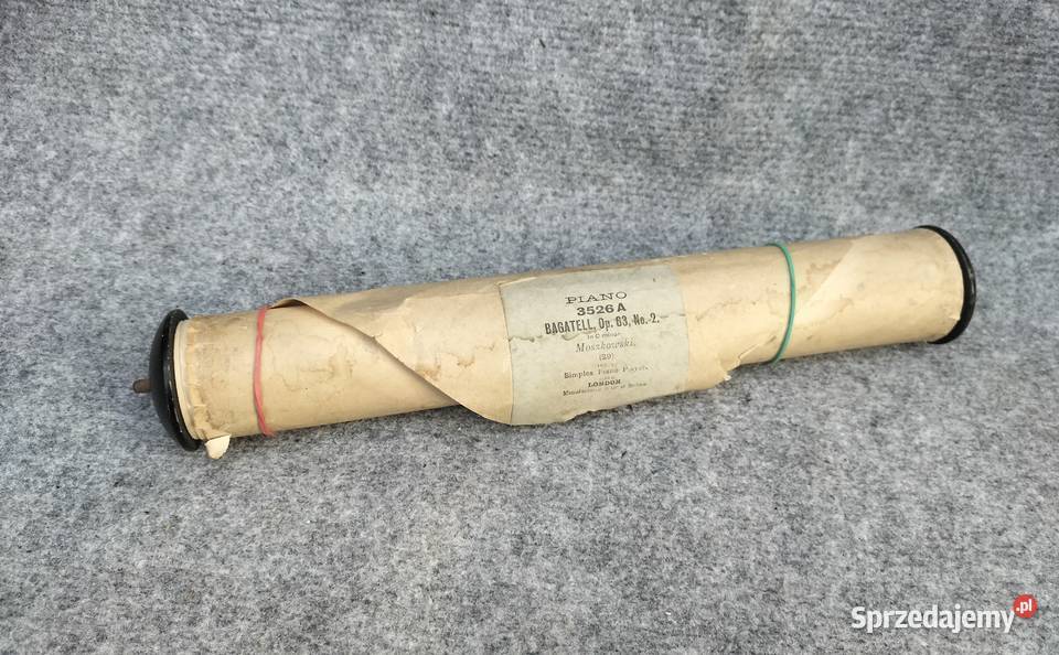 Rolka do pianoli Simplex Bagatell Moszkowski Leszno