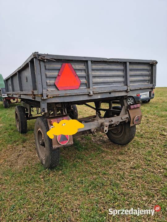 Sprzedam przyczepę Sanok D 47 wywrotkę Staniszewo sprzedam